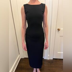 Donna Ricco Black Sleeveless Maxi Dress